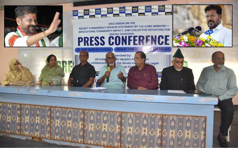 مسلم کمیونٹی پرمتنازع بیان: تلنگانہ سی ایم  ریونت ریڈی کو ہٹانے کا مطالبہ